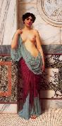 John William Godward At the Thermae oil painting on canvas